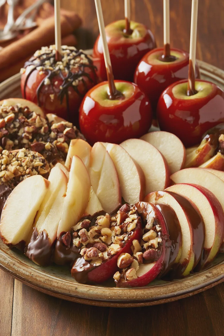 chocolate covered apples