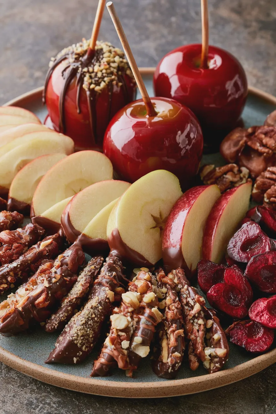 chocolate covered apples