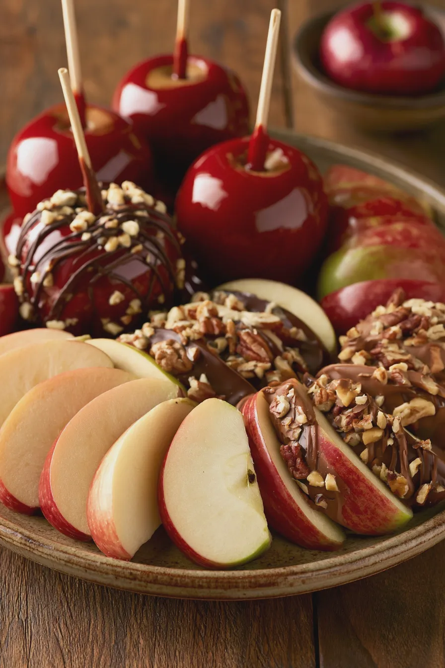 chocolate covered apples