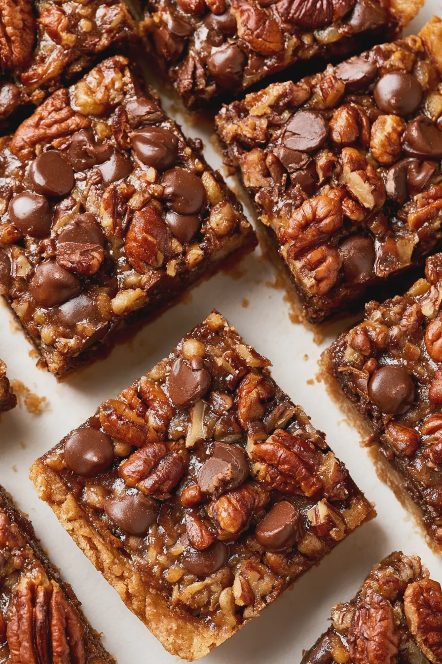 chocolate pecan pie bars