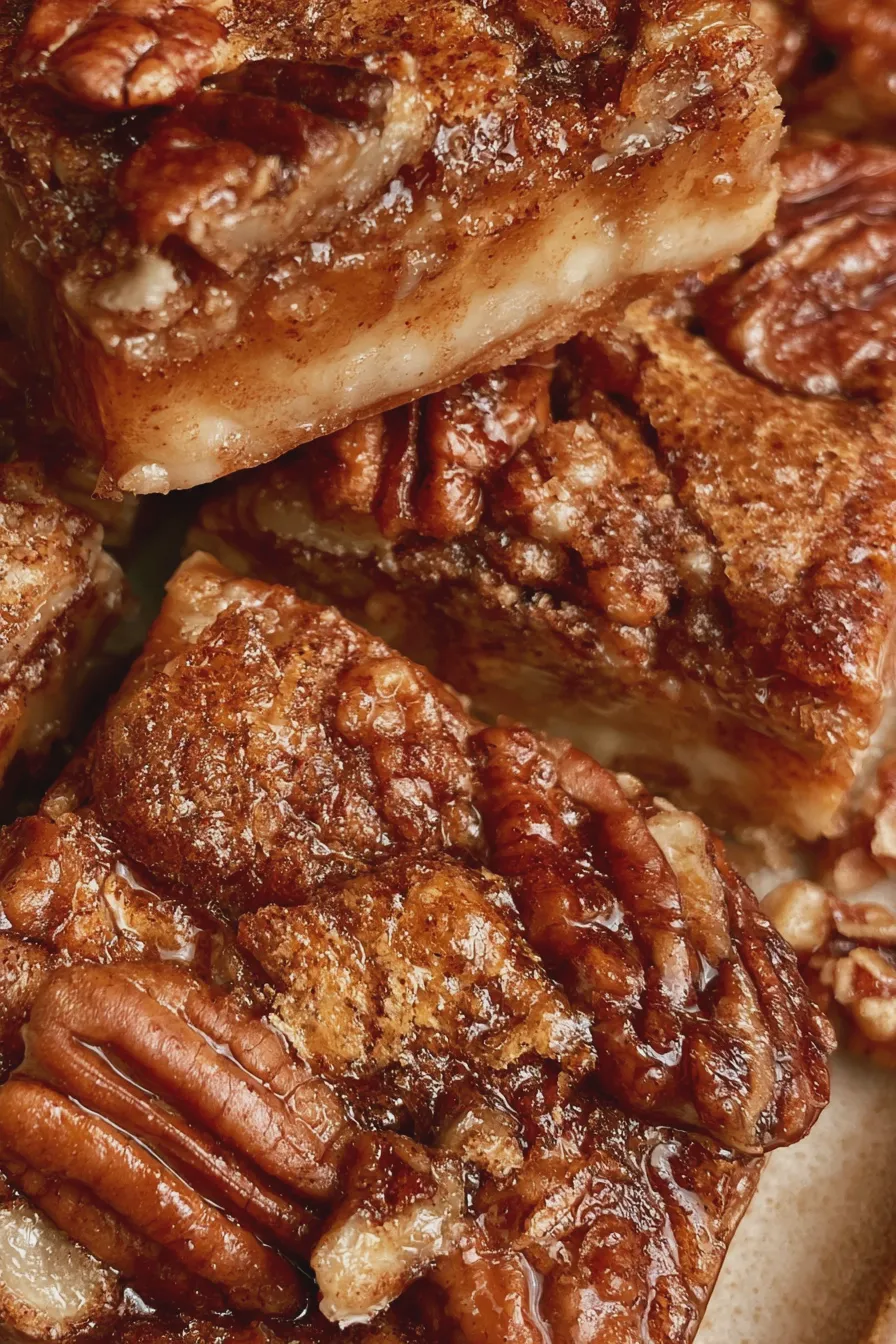 cinnamon pecan bars