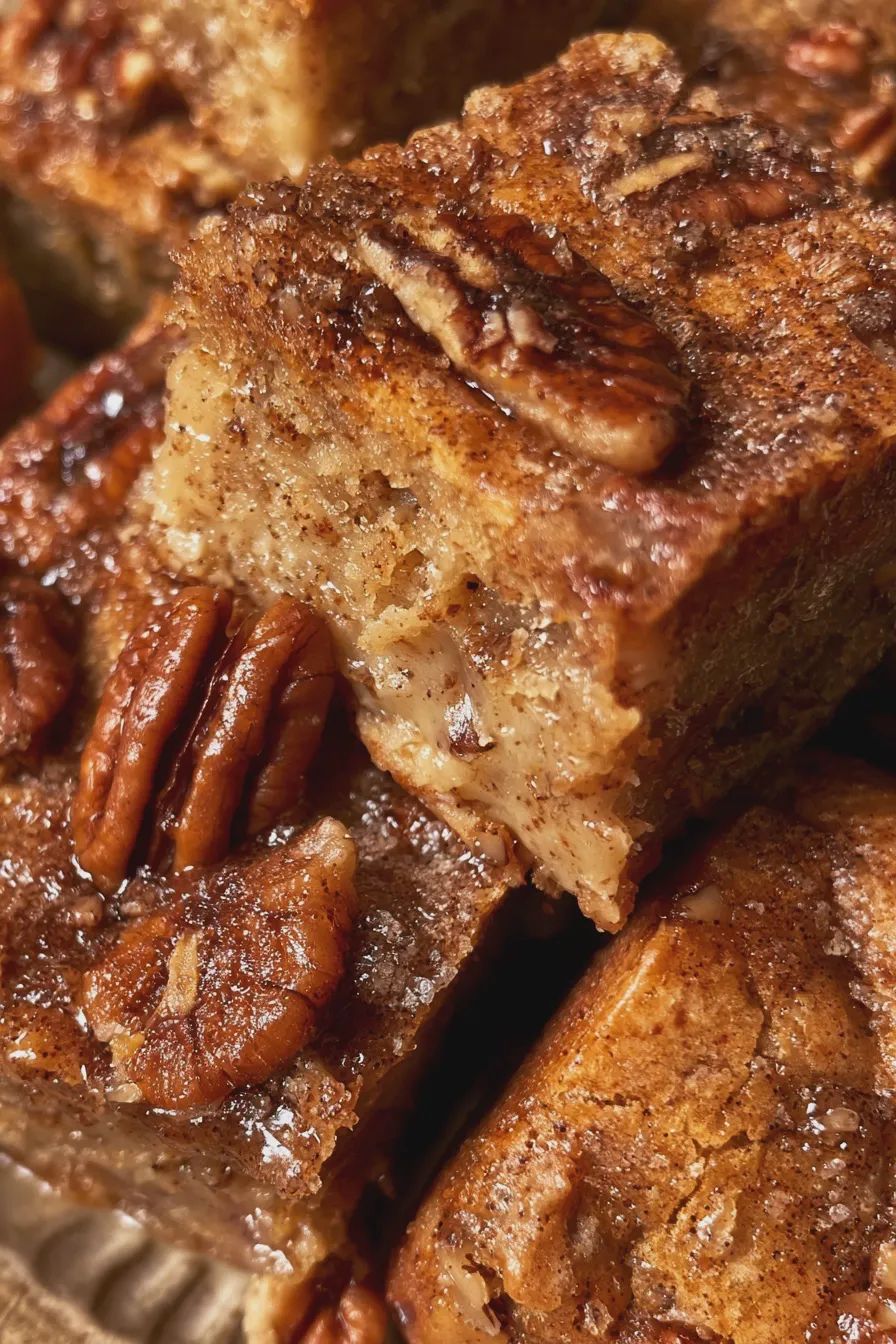 cinnamon pecan bars