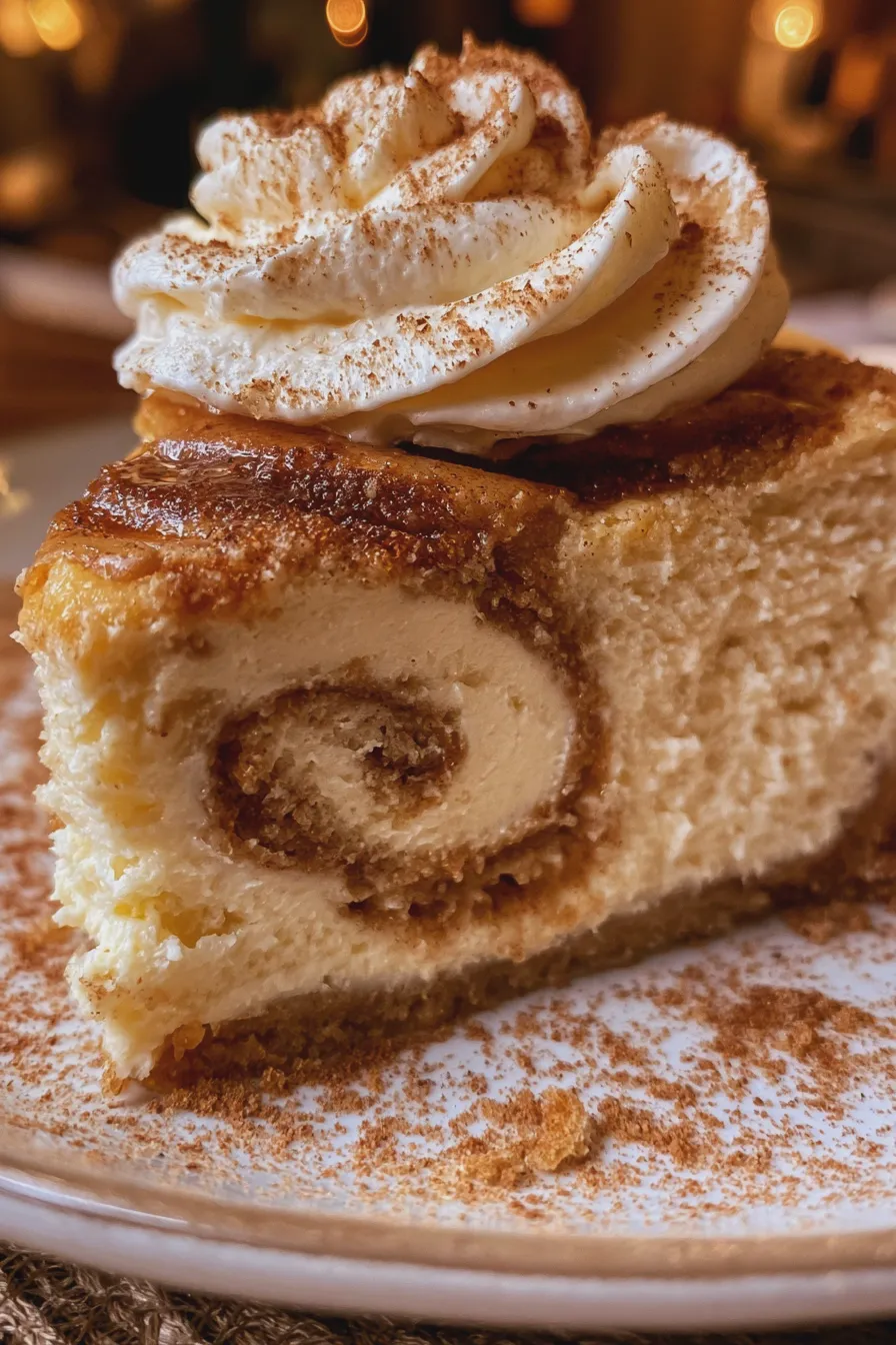 cinnamon roll cheesecake