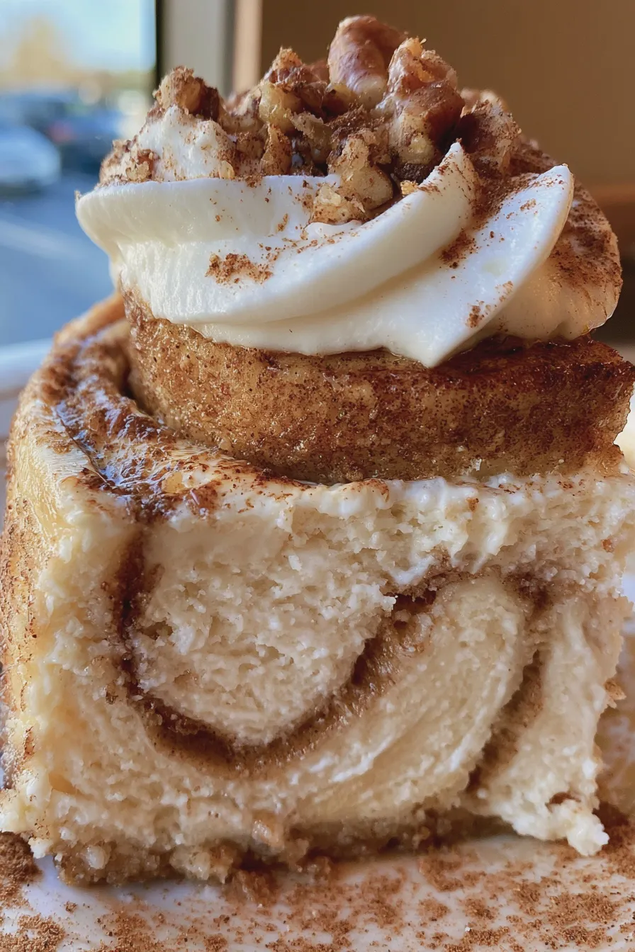 cinnamon roll cheesecake bars