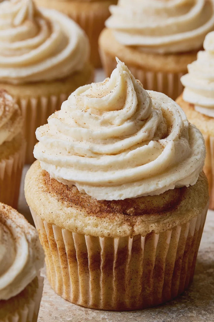cinnamon roll cupcakes Recipe 2 cinnamon roll cupcakes
