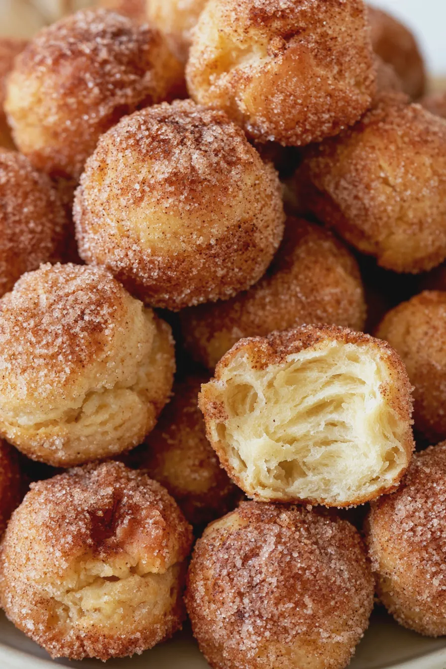 cinnamon sugar donut holes Recipe