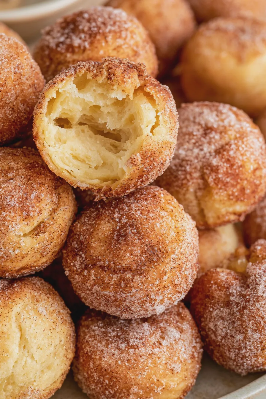 cinnamon sugar donut holes