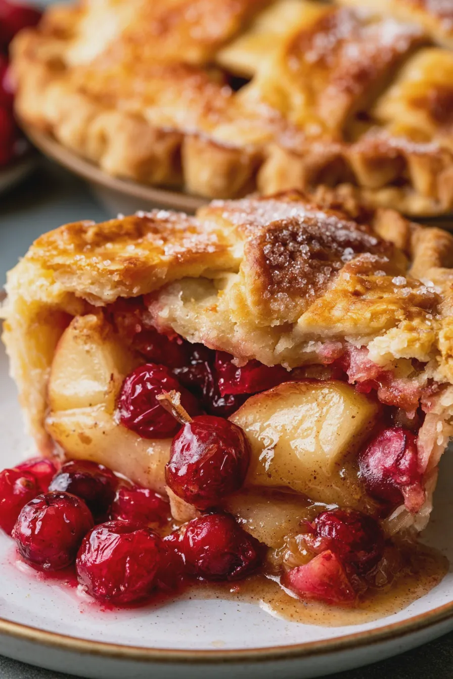 cranberry apple pie