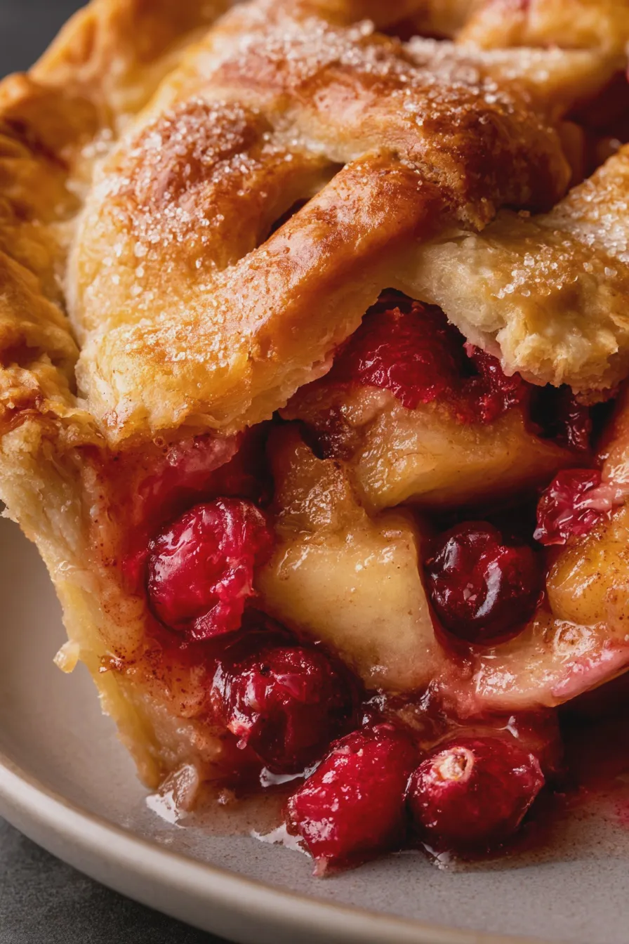 cranberry apple pie