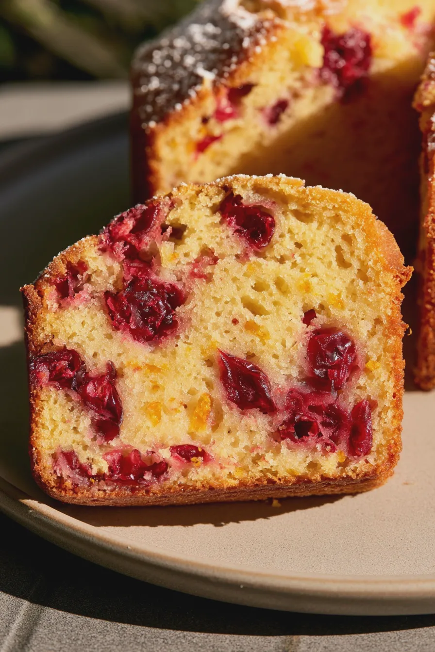 cranberry orange cake