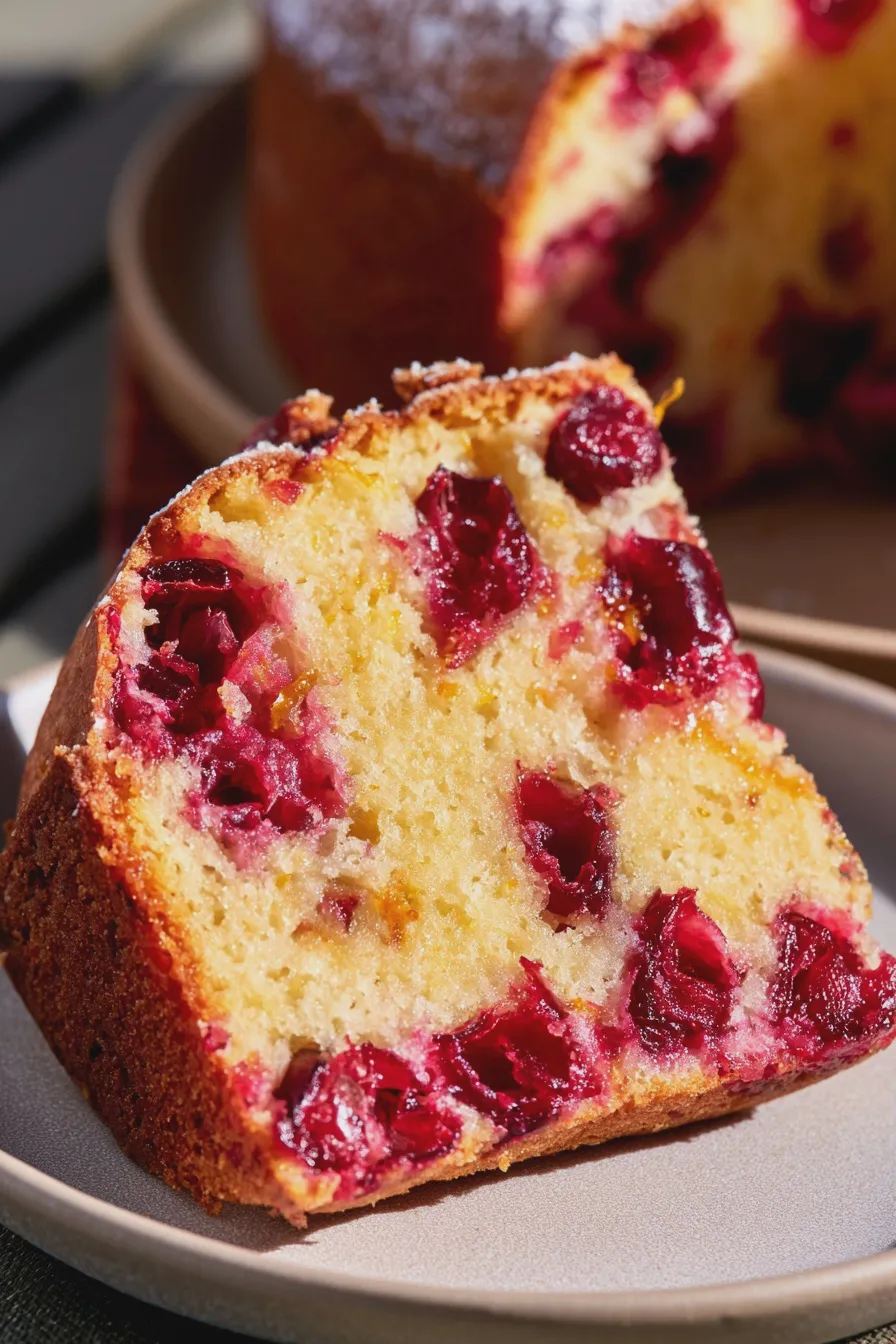 cranberry orange cake