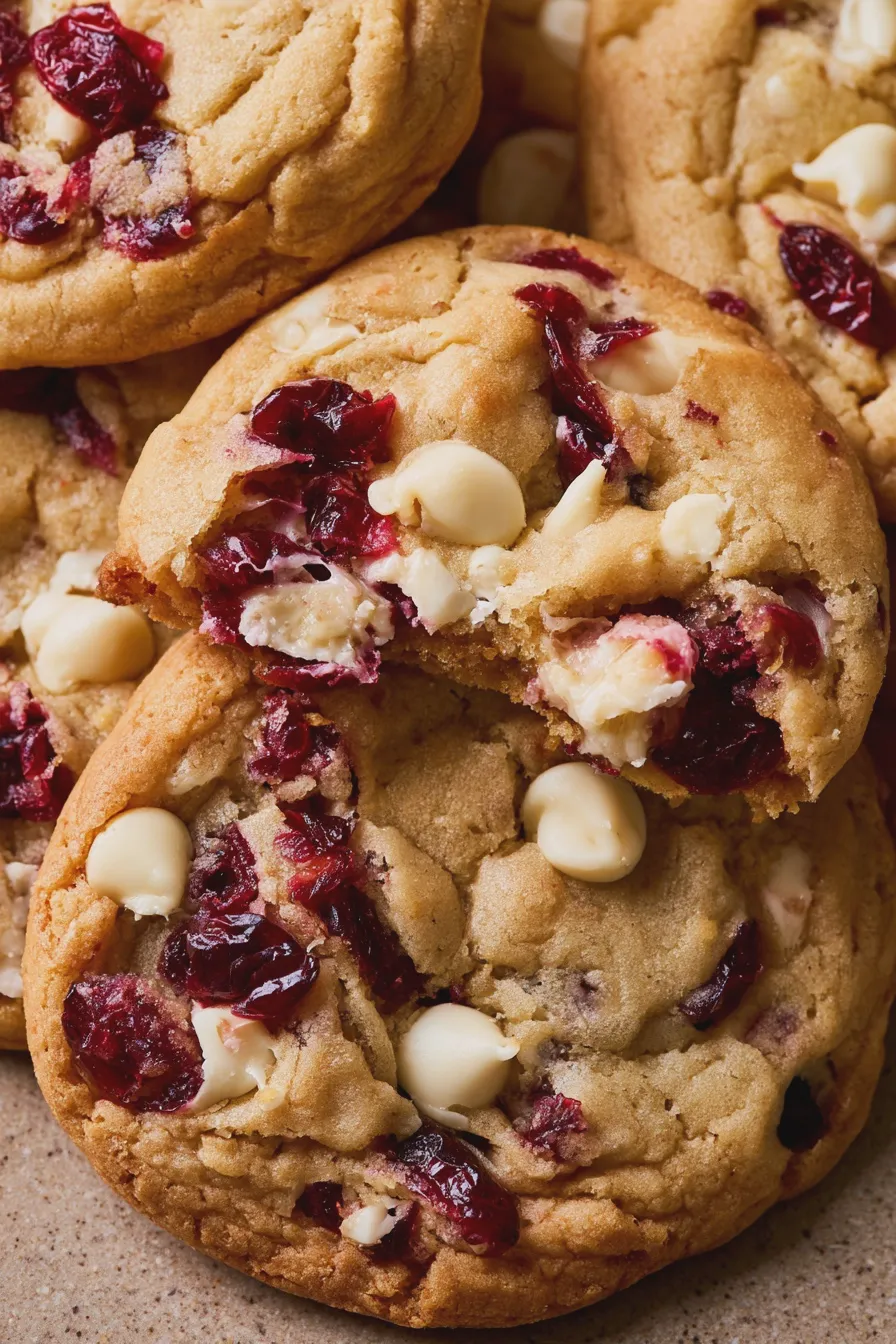 cranberry white chocolate cookies