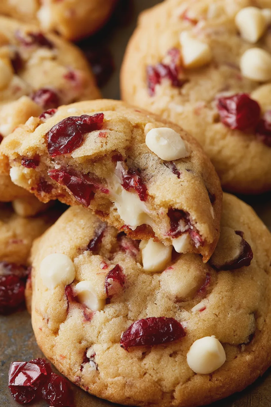 cranberry white chocolate cookies