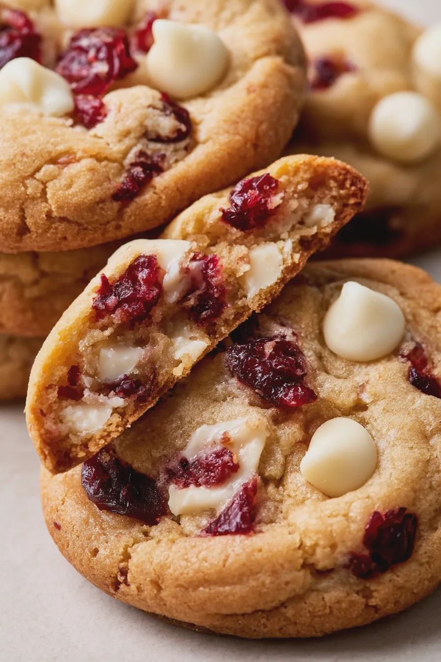 cranberry white chocolate cookies