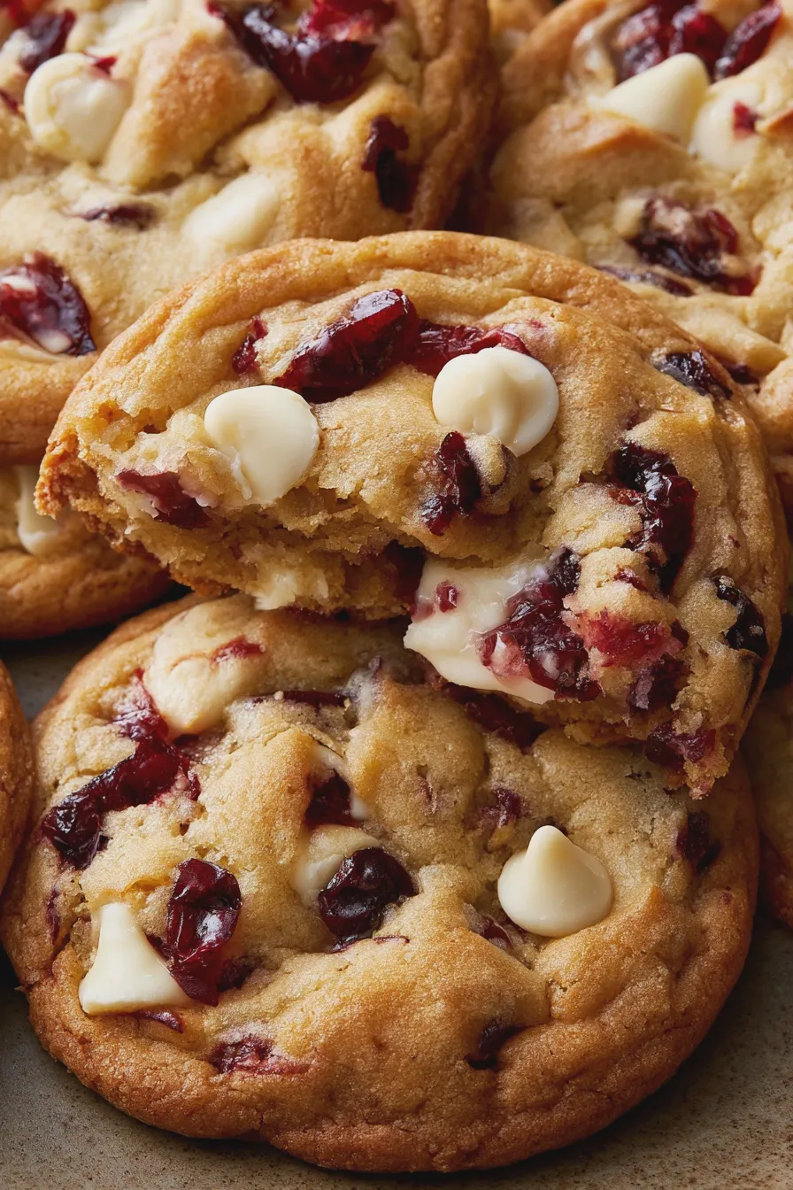 Cranberry White Chocolate Cookies Recipe