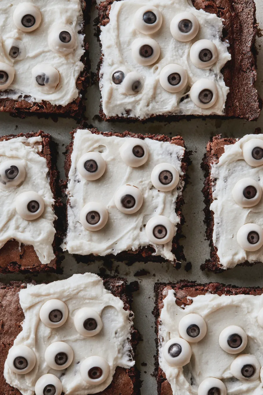 eyeball brownies