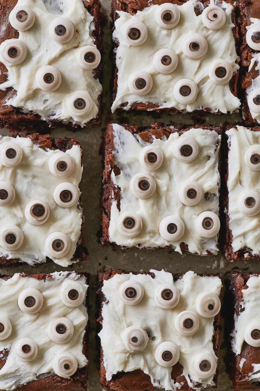 eyeball brownies