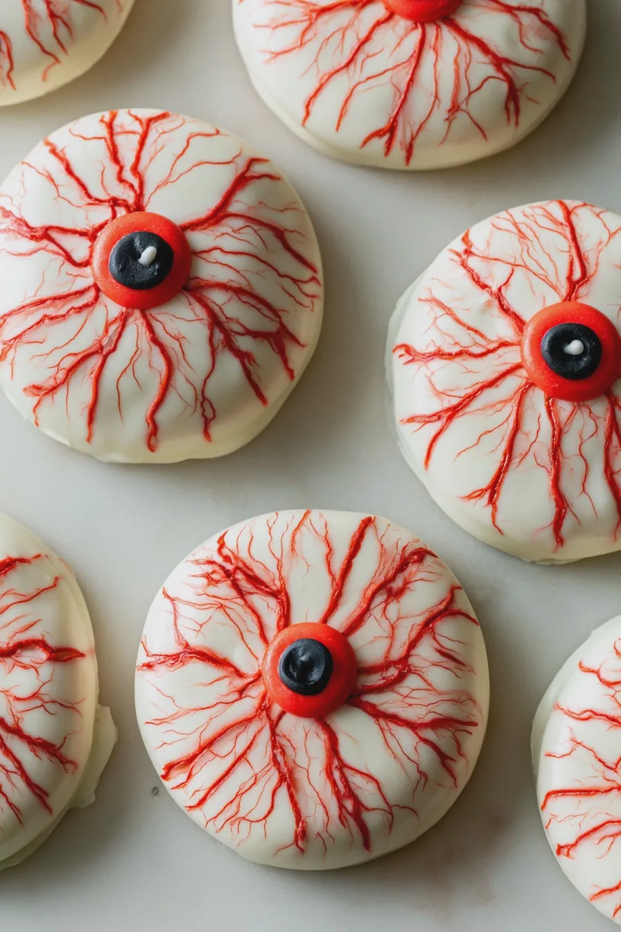 Eyeball Cookies Recipe for Spooky Halloween Fun