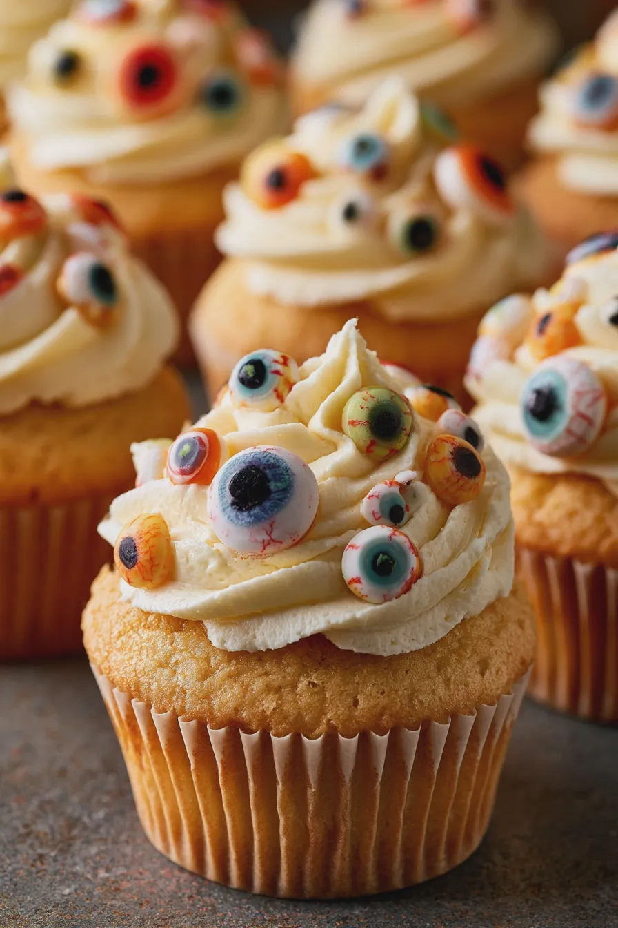 eyeball cupcakes