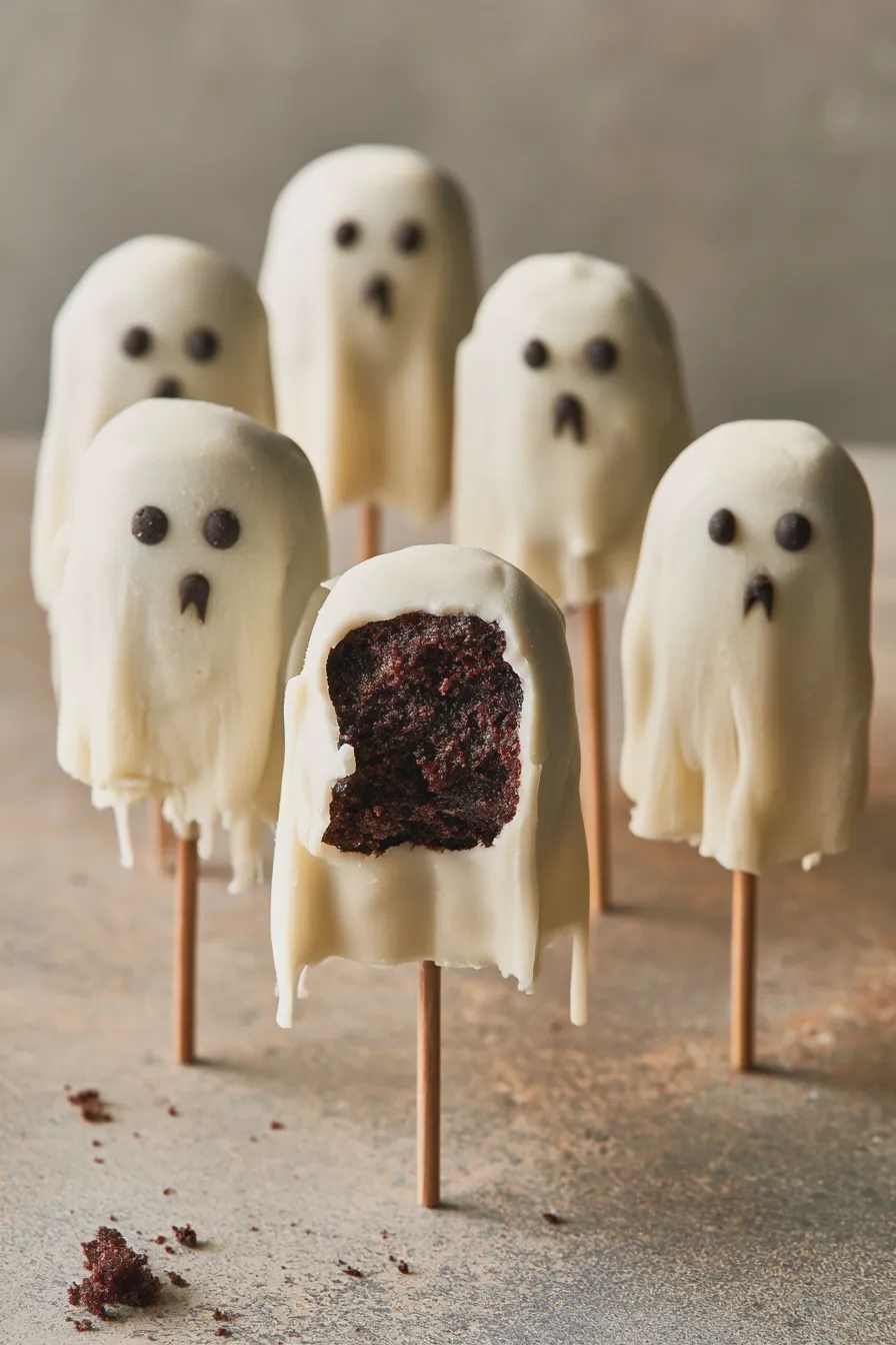 ghost cake pops Recipe 4 ghost cake pops