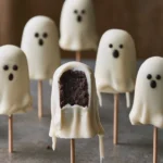 ghost cake pops Recipe 6 ghost cake pops