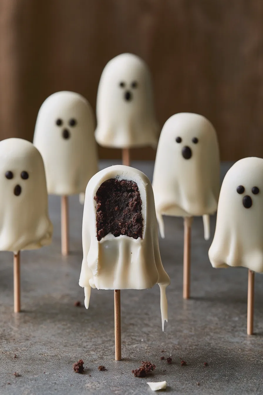 ghost cake pops Recipe 1 ghost cake pops