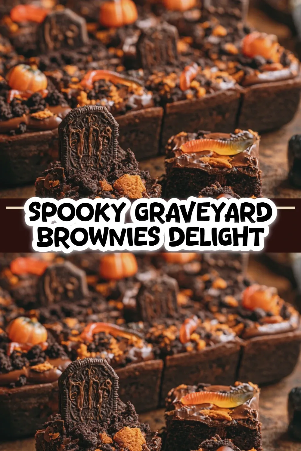 Graveyard Brownies Recipe for Spooky Halloween Treats 5 graveyard brownies