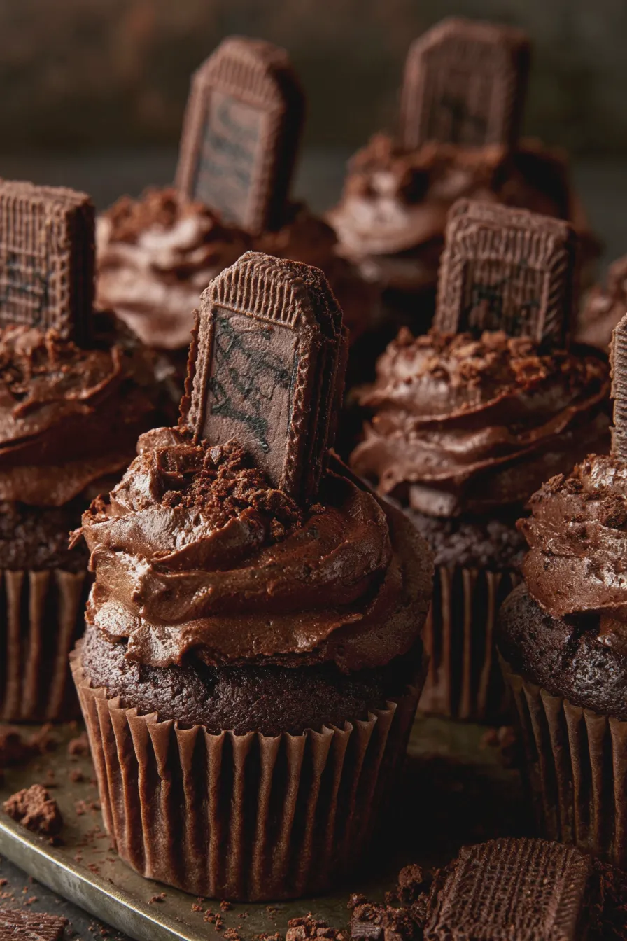 graveyard cupcakes