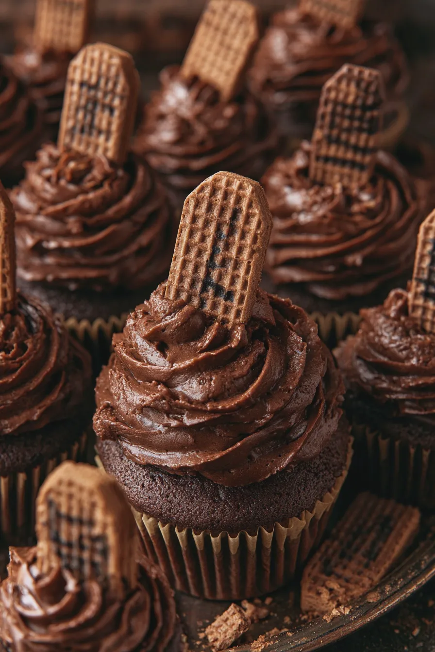 graveyard cupcakes
