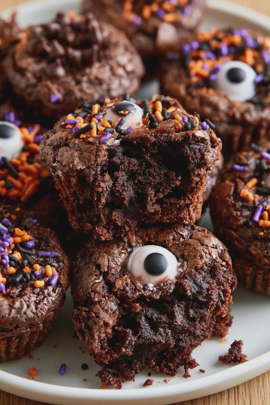 Halloween Brownie Bites Quick and Easy Recipe