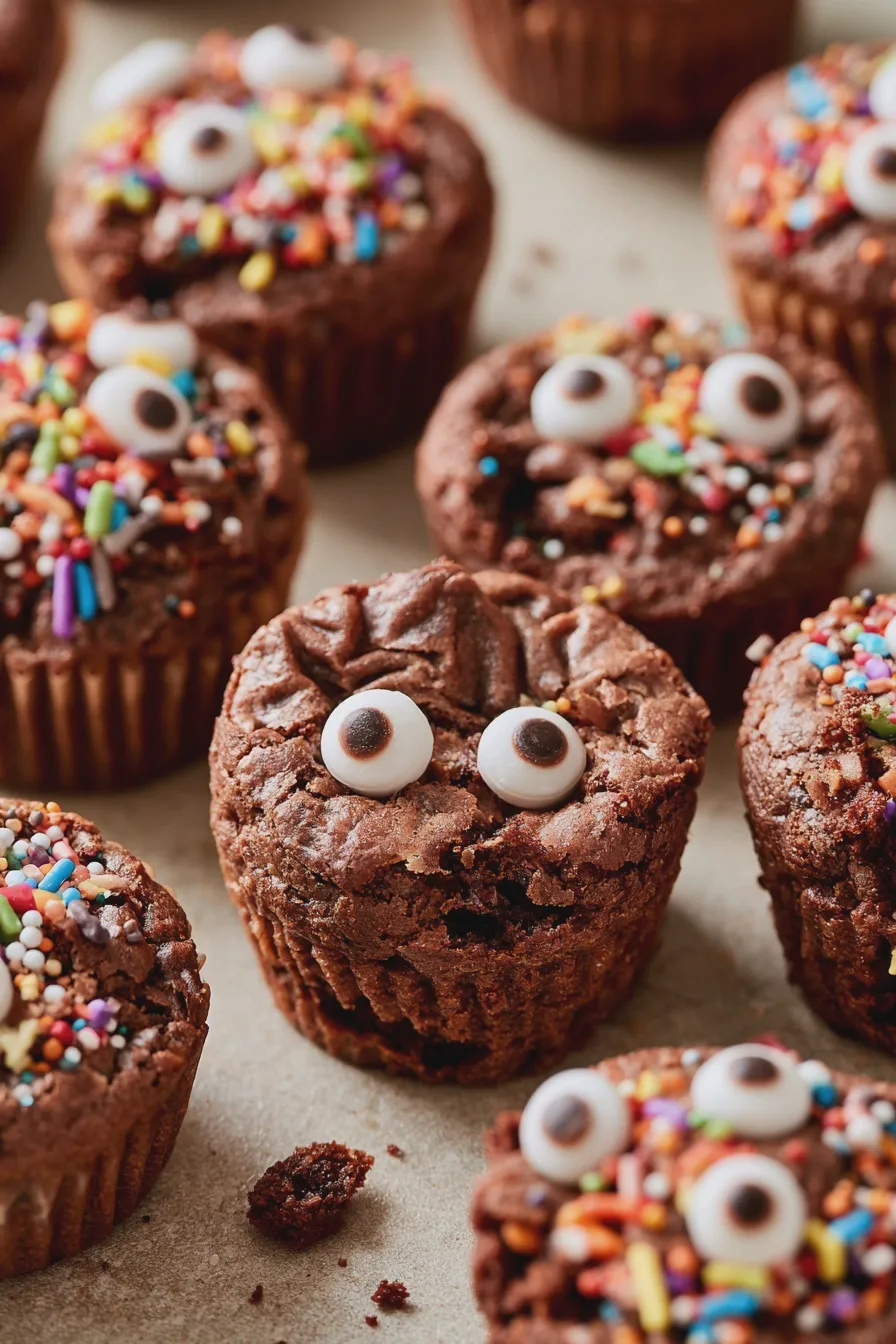 Halloween Brownie Cups Quick and Easy Recipe 2 halloween brownie cups