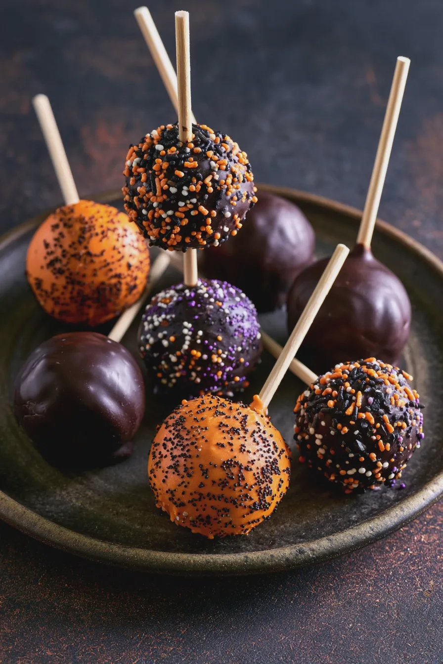 halloween cake pops