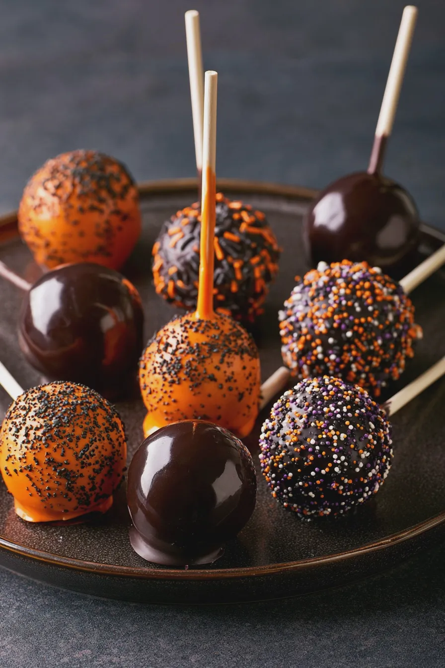 halloween cake pops