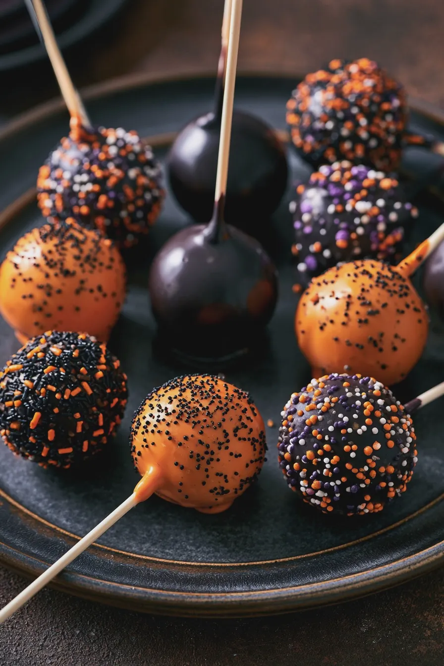 halloween cake pops