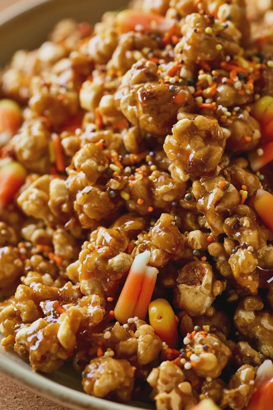 Halloween Caramel Corn Recipe Quick and Easy
