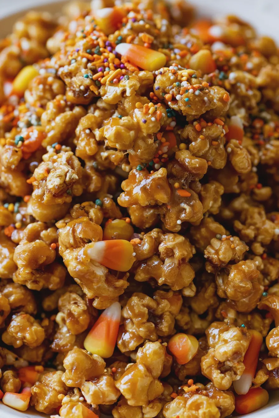 Halloween Caramel Corn Recipe Quick and Easy 4 halloween caramel corn