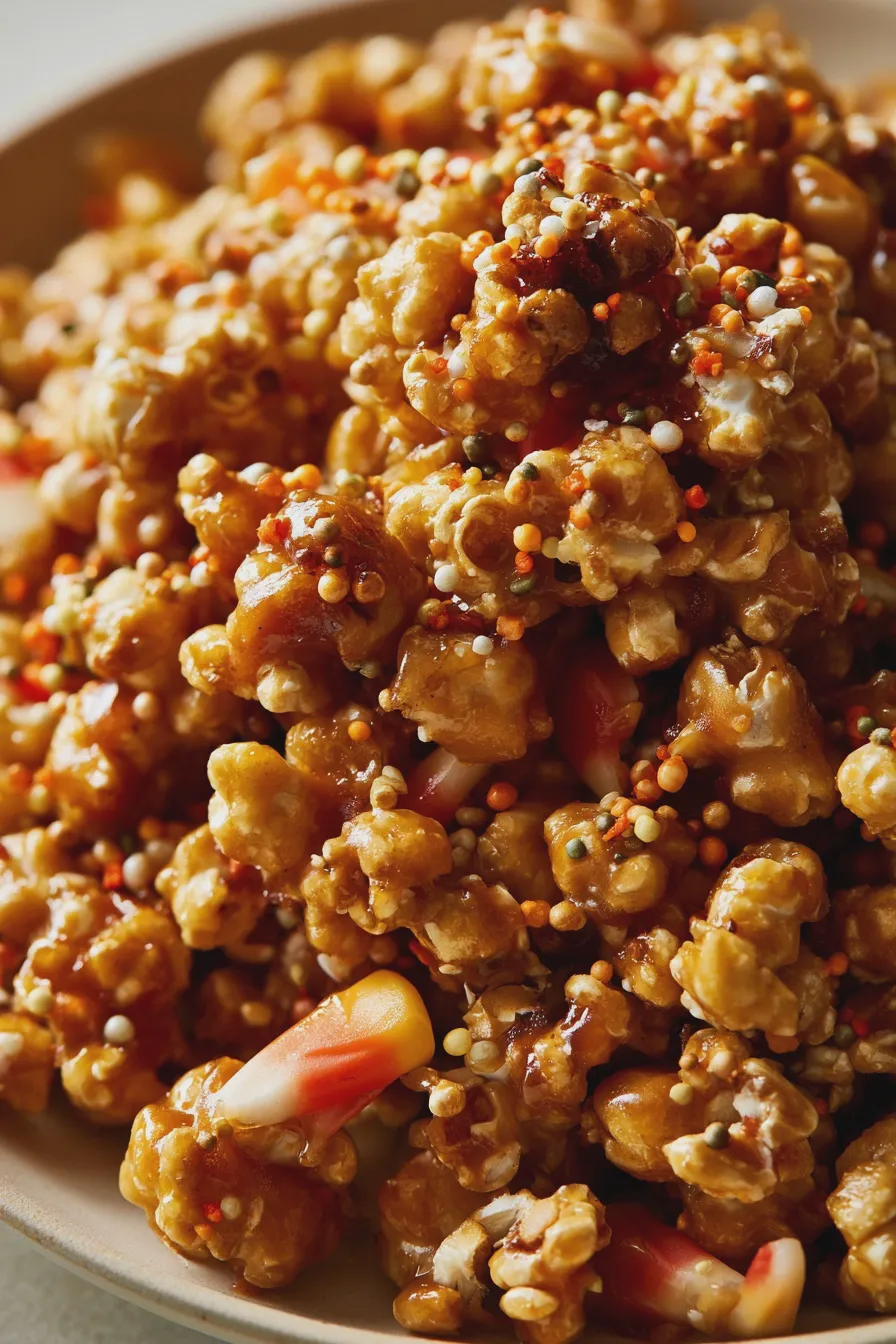 Halloween Caramel Corn Recipe Quick and Easy 2 halloween caramel corn