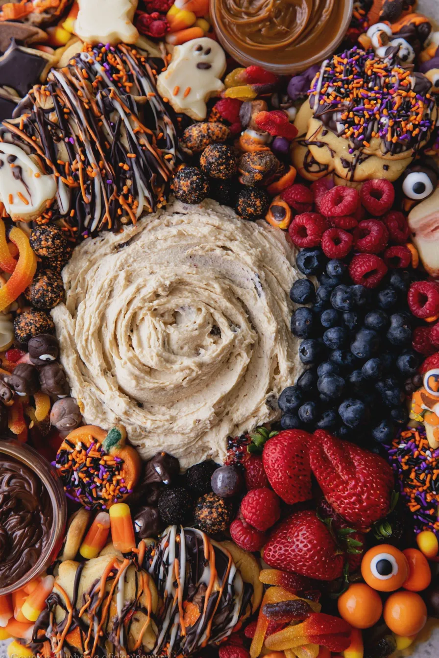 halloween charcuterie dessert board recipe