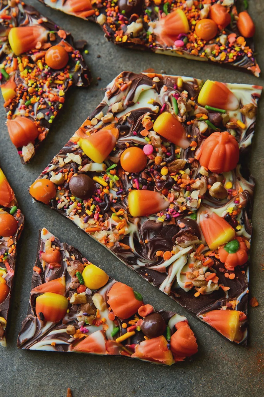 Halloween Chocolate Bark Recipe Quick and Easy 3 halloween chocolate bark