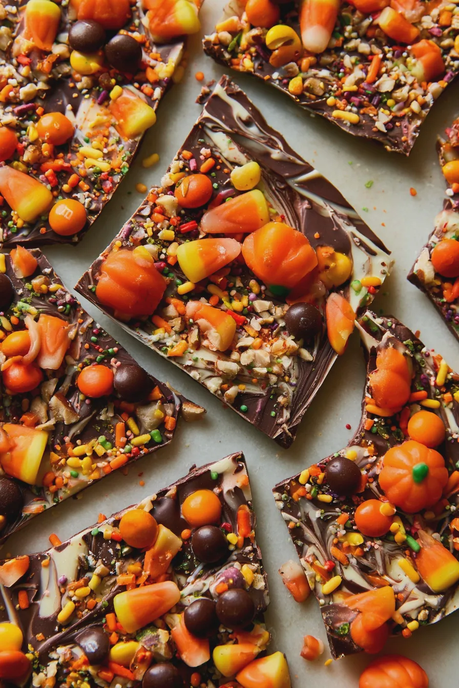 Halloween Chocolate Bark Recipe Quick and Easy 4 halloween chocolate bark
