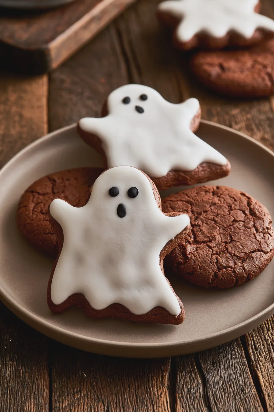 halloween chocolate cookies