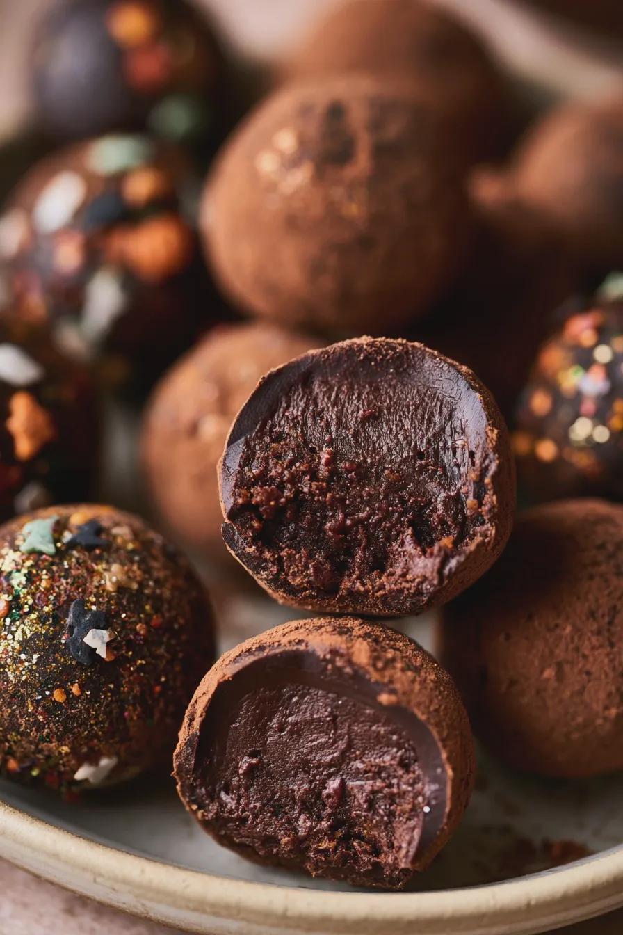 Halloween Chocolate Truffles Recipe Easy and Delicious 3 halloween chocolate truffles
