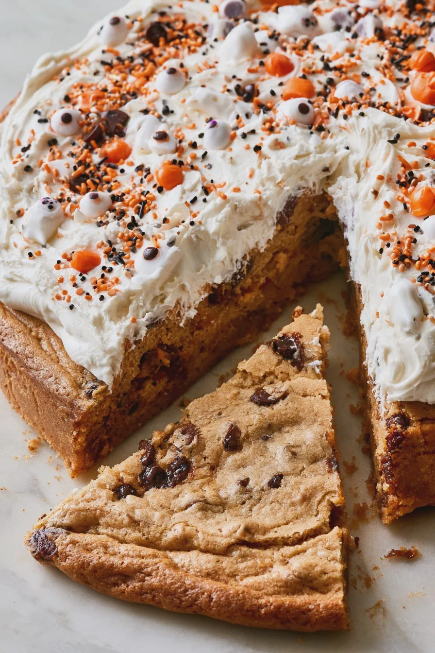 Halloween Cookie Cake Recipe Easy and Delicious