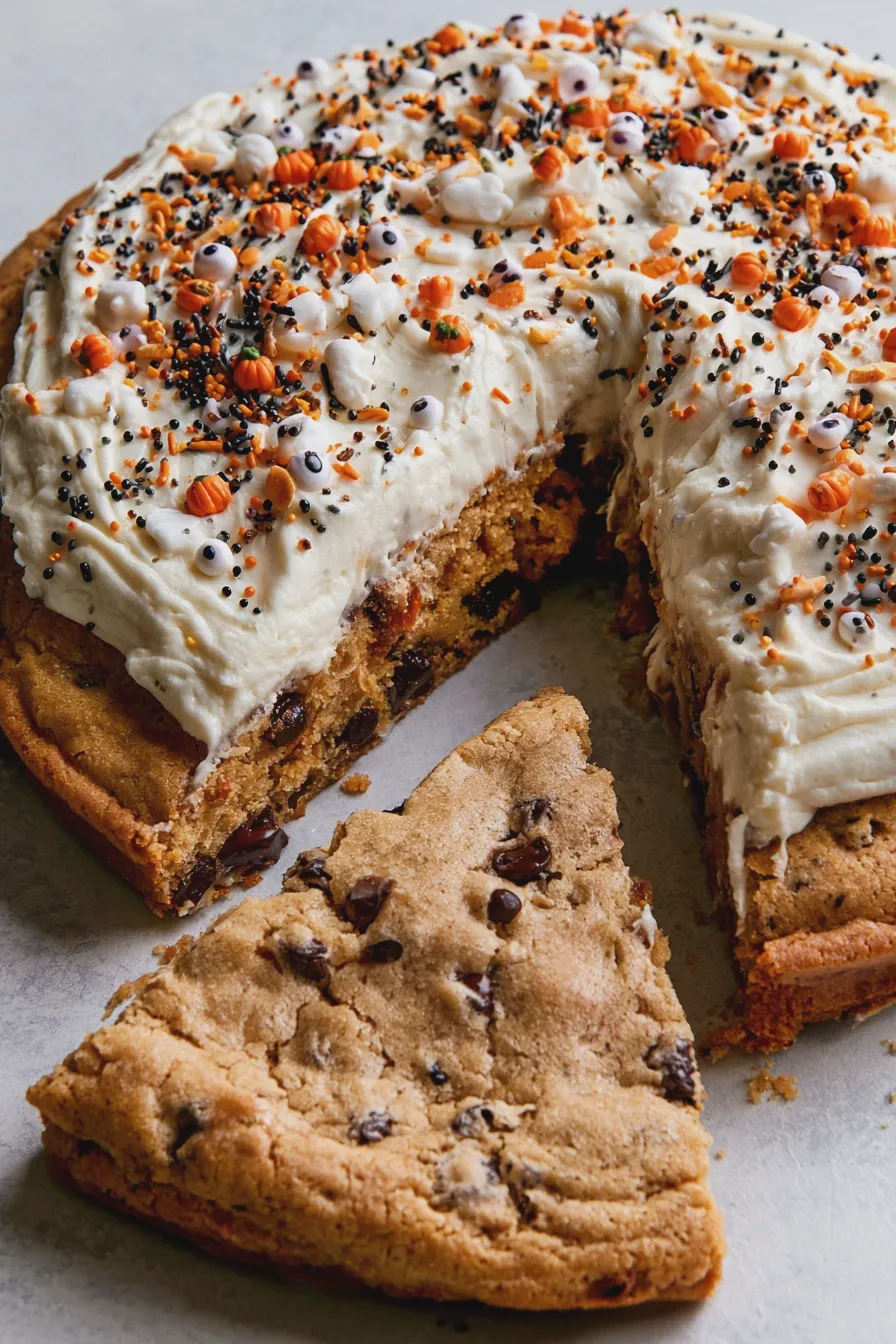 halloween cookie cake