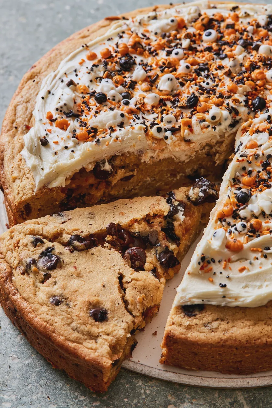halloween cookie cake