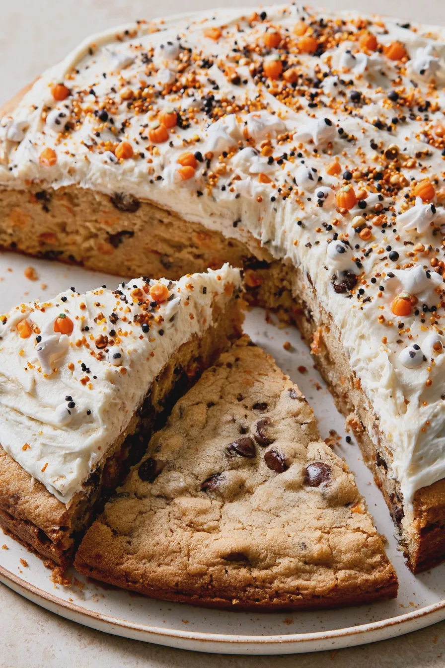 halloween cookie cake
