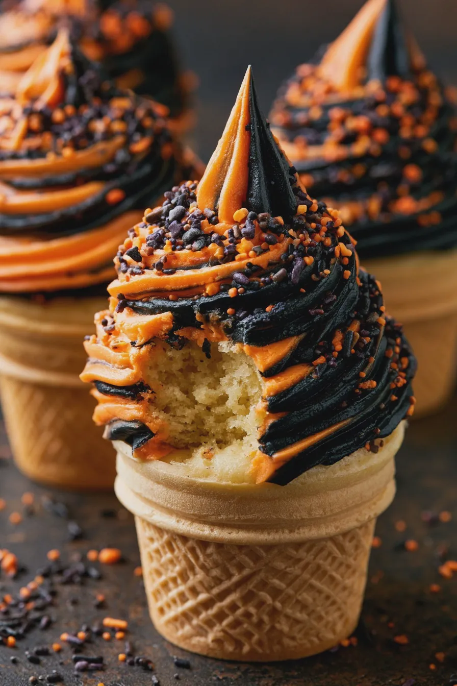 halloween cupcake cones recipe 4 halloween cupcake cones