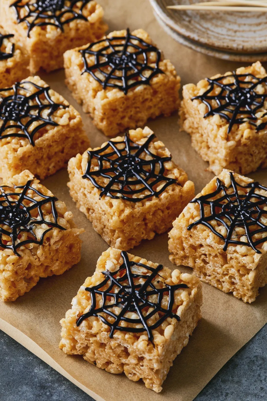 Halloween Marshmallow Treats Quick and Easy Recipe 2 halloween marshmallow treats