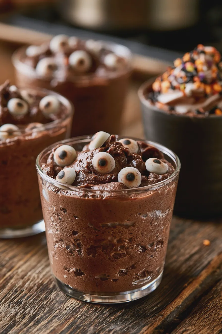 Halloween Mousse Cups Quick and Easy Recipe 1 halloween mousse cups