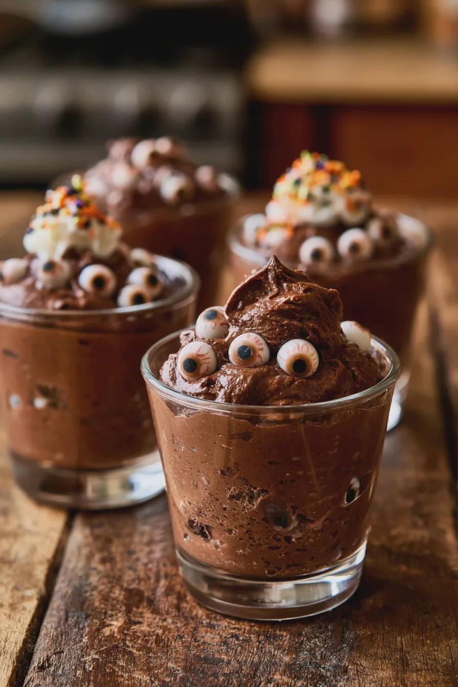 Halloween Mousse Cups Quick and Easy Recipe 2 halloween mousse cups